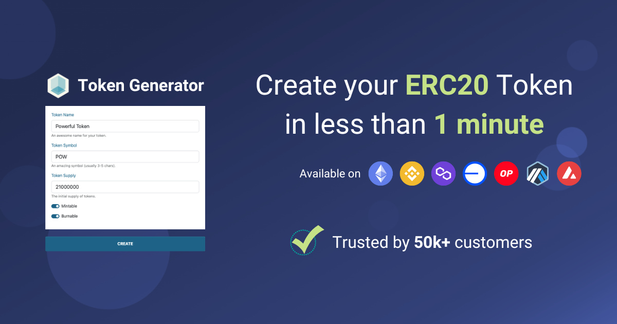 Create and Deploy ERC20 Token on Ethereum Network | Token Generator