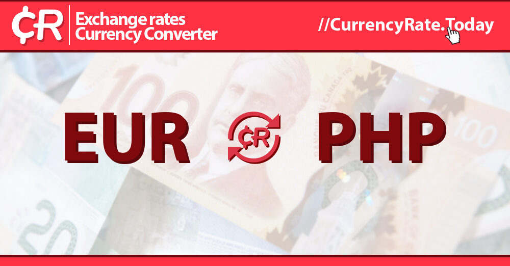 Live Euro to Philippine Pesos Exchange Rate - € 1 EUR/PHP Today