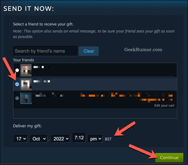 How to Gift Games on Steam to Anyone in Your Friends List