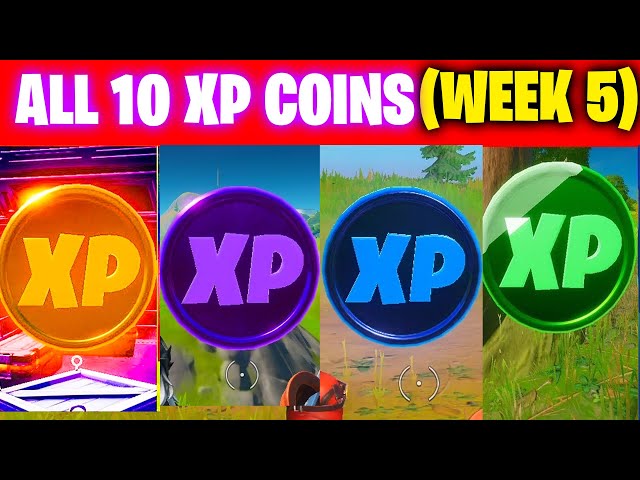 Fortnite Season 4 XP Coins Locations - Maps for All Weeks! - Pro Game Guides