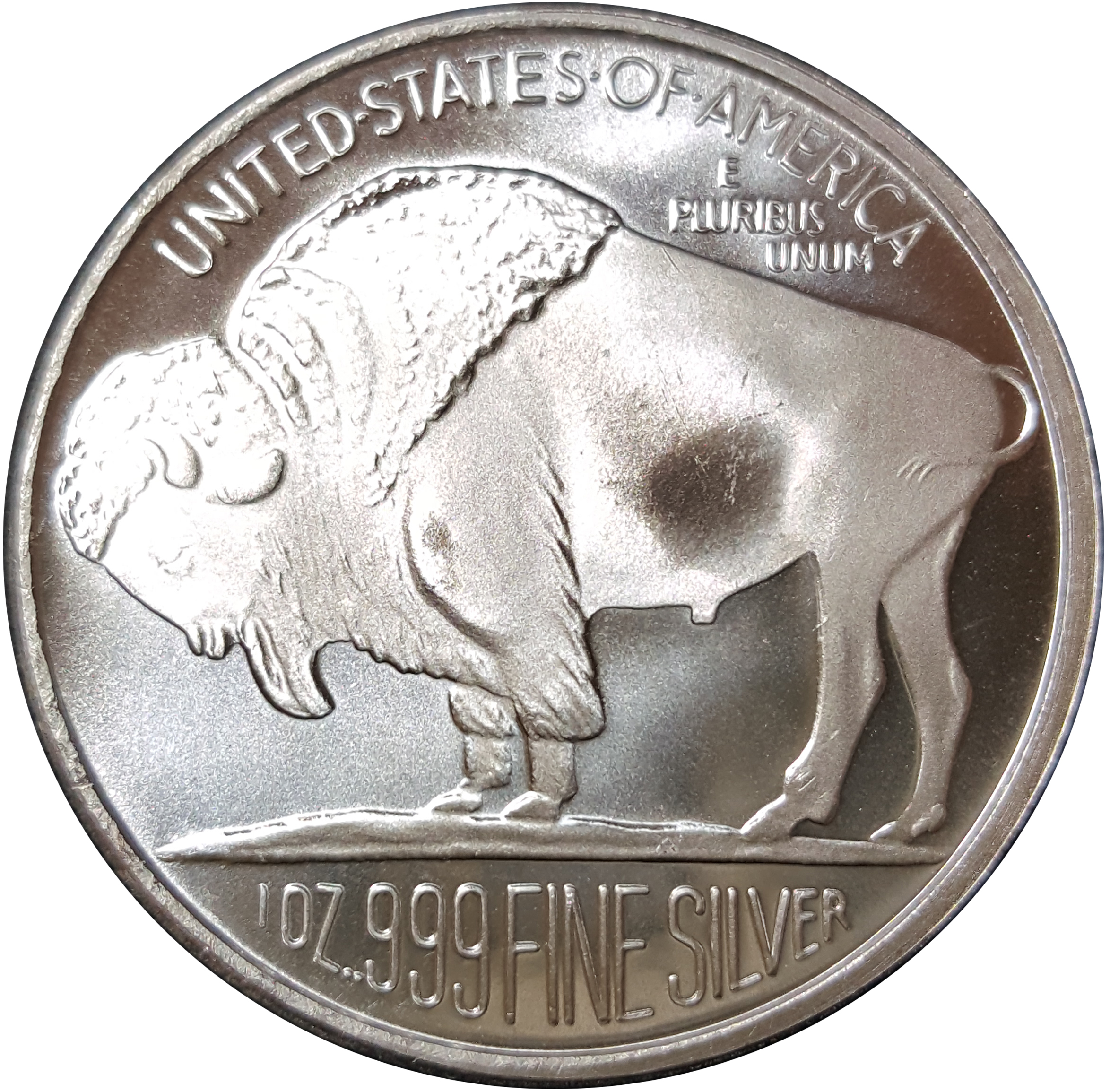 1 oz. Fine Silver Round ( Pure Bullion, Indian & Buffalo) - Shores Pawn & Jewelry