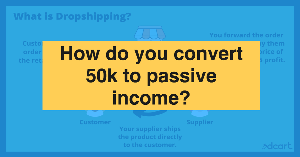 How To Convert 50k To Passive Income In 10 Minutes Or Less - Sell SaaS