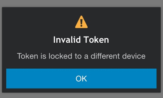 CSRF token error messages