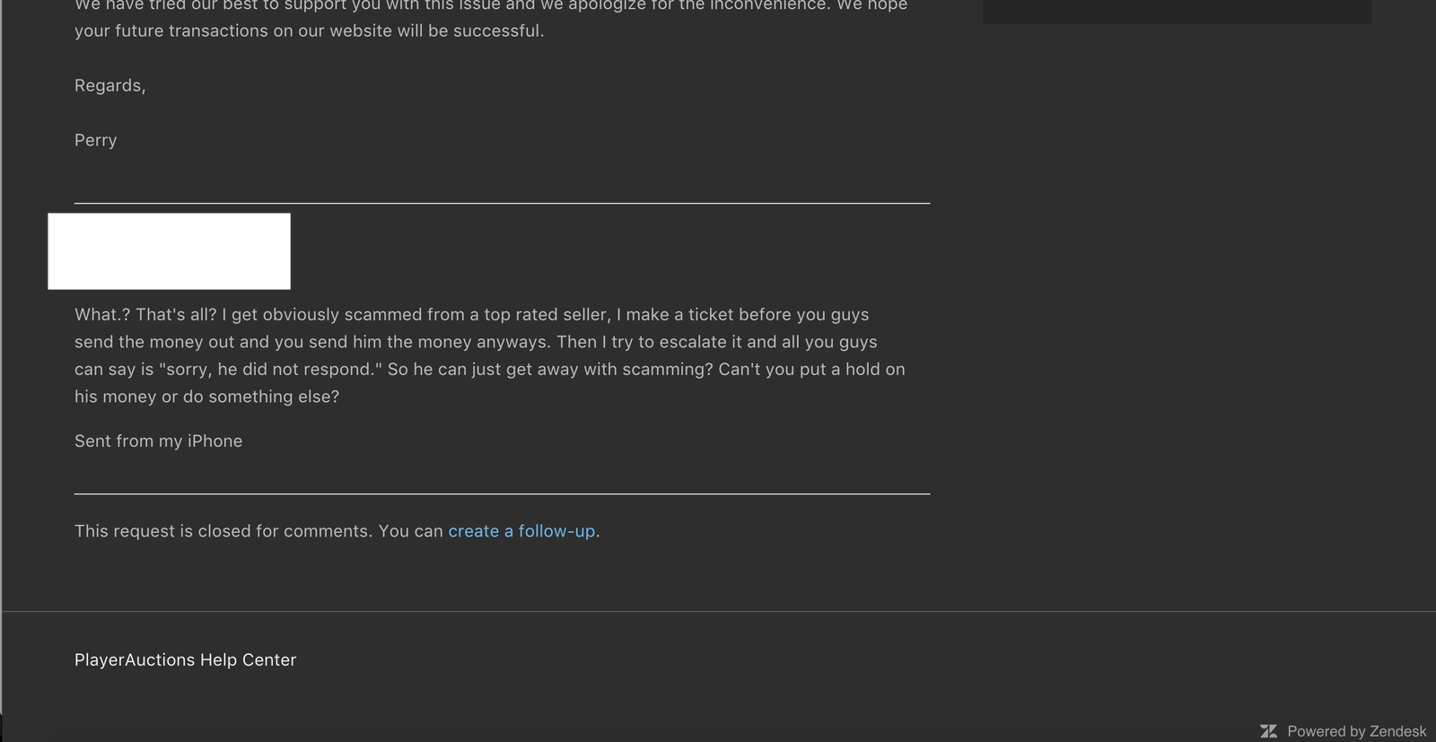 Playerauctions Scammers? - PayPal Community