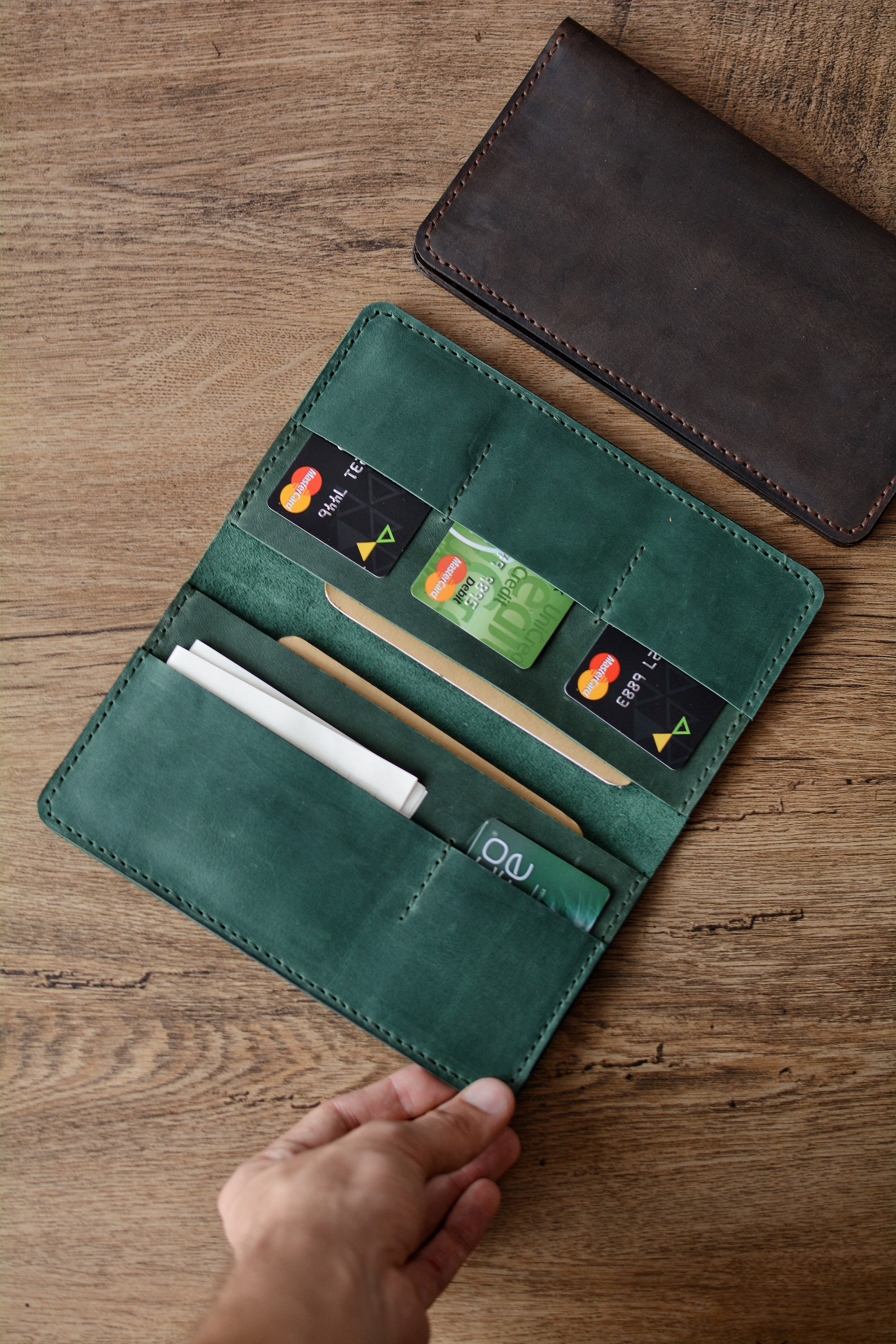 Modern Passport Wallet, Vintage Cognac | Small Leather Goods | Miansai