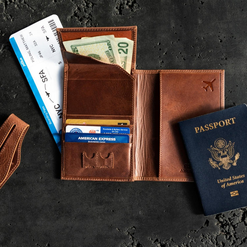 Handmade Leather Passport Wallet – Sound As Ever