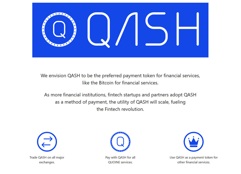 QASH TOKEN✳ Price Today - QASH to US dollar Live - Crypto | Coinranking