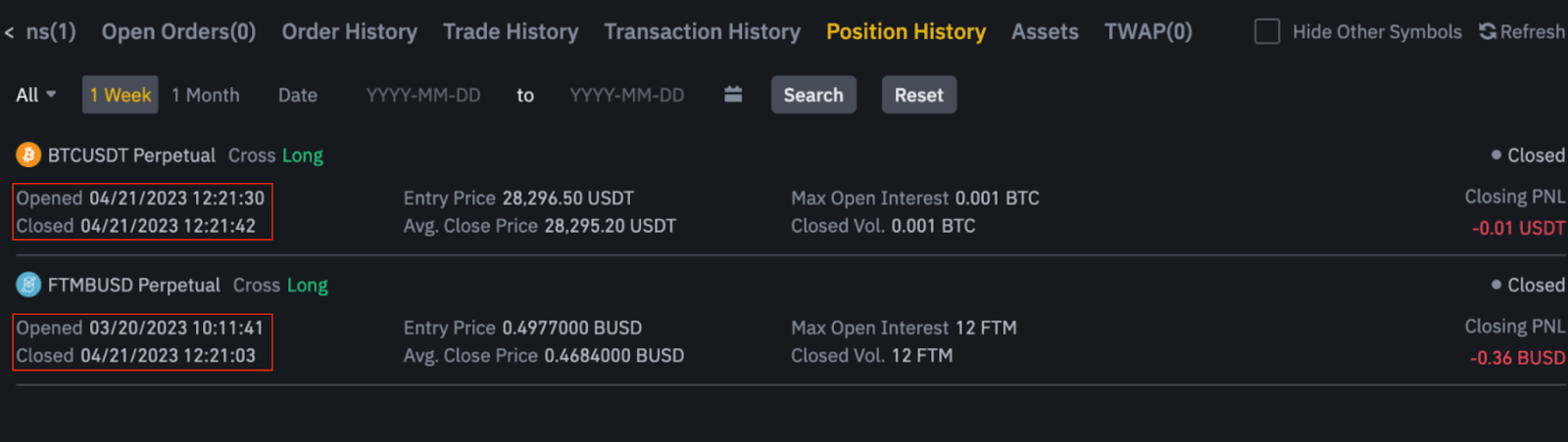 Issue with cancelling open orders - Futures API - Binance Developer Community