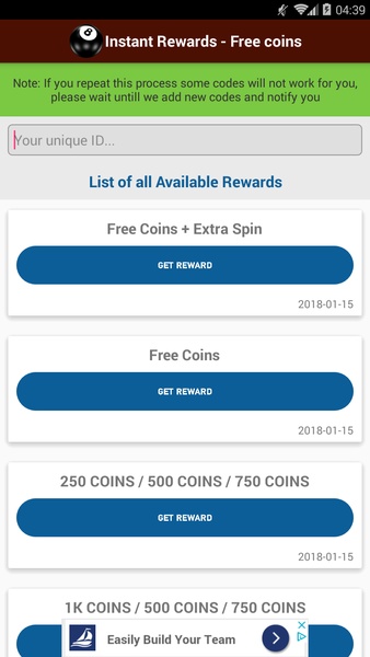 Free coins APK Download - Free - 9Apps