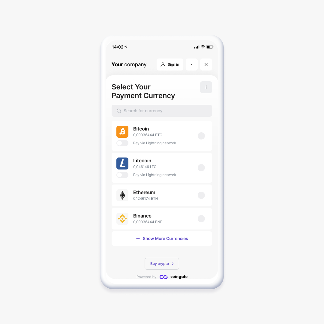 How to accept crypto payments in your app?