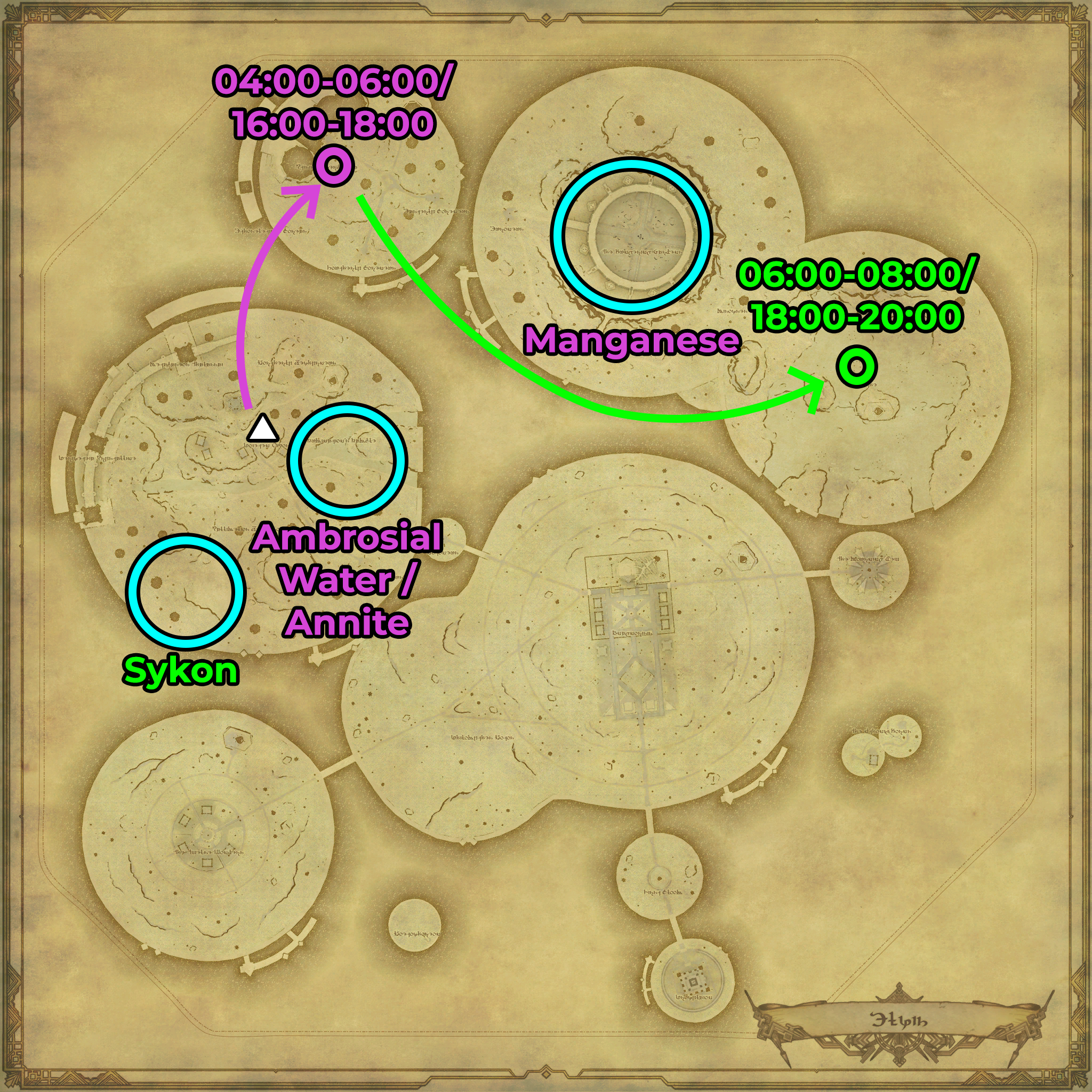 FFXIV Mining Node and Material Locations | FFXIV Addicts - A Final Fantasy XIV Overdose