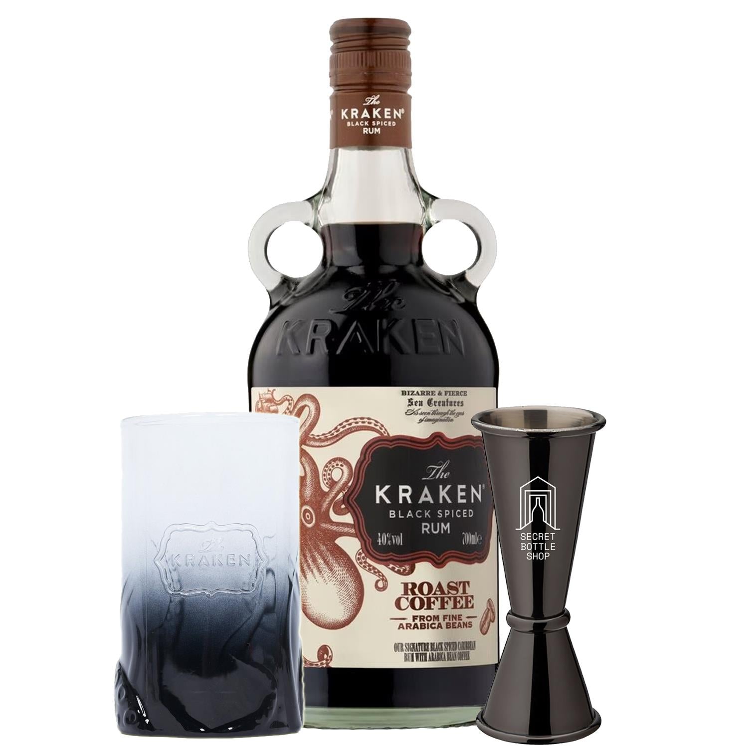 Kraken Black Roast Coffee Rum Gift Set | Gifts for Him