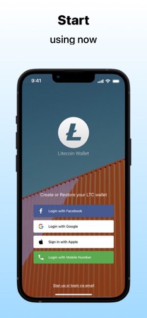 Litecoin (LTC) Wallet by Noone — Free Crypto Wallet App, Create Litecoin (LTC) Address