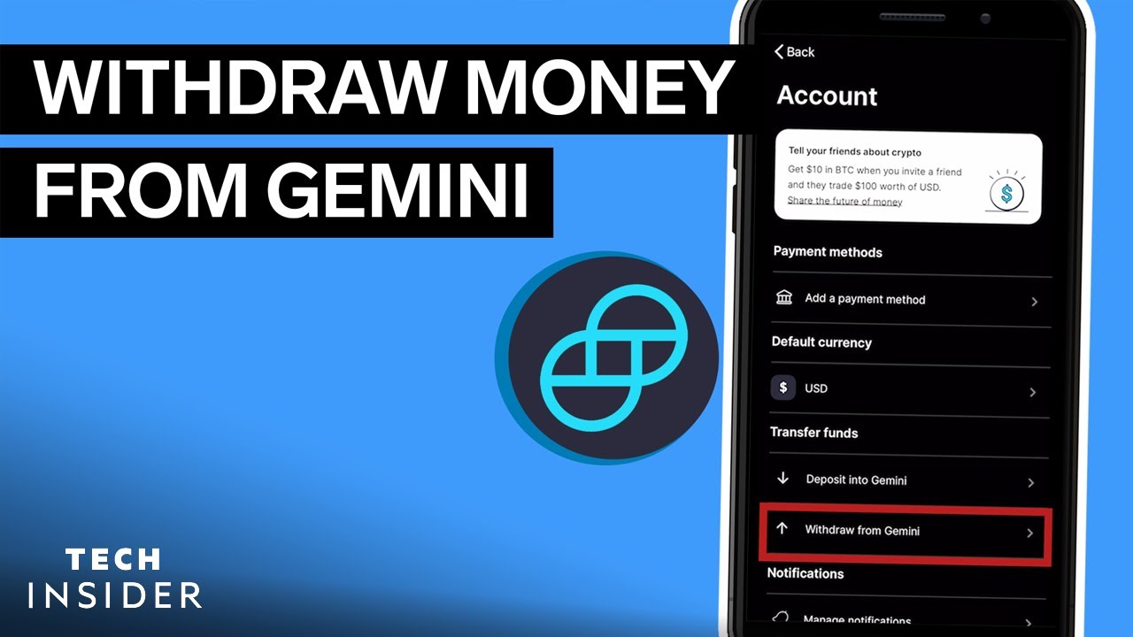 How To Withdraw From Gemini (Follow These The 5 Steps) | HWC