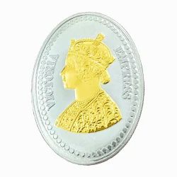 Pure Silver Coin BIS Halmarked Sai Baba 24K Gold Plating – Karizma Jewels