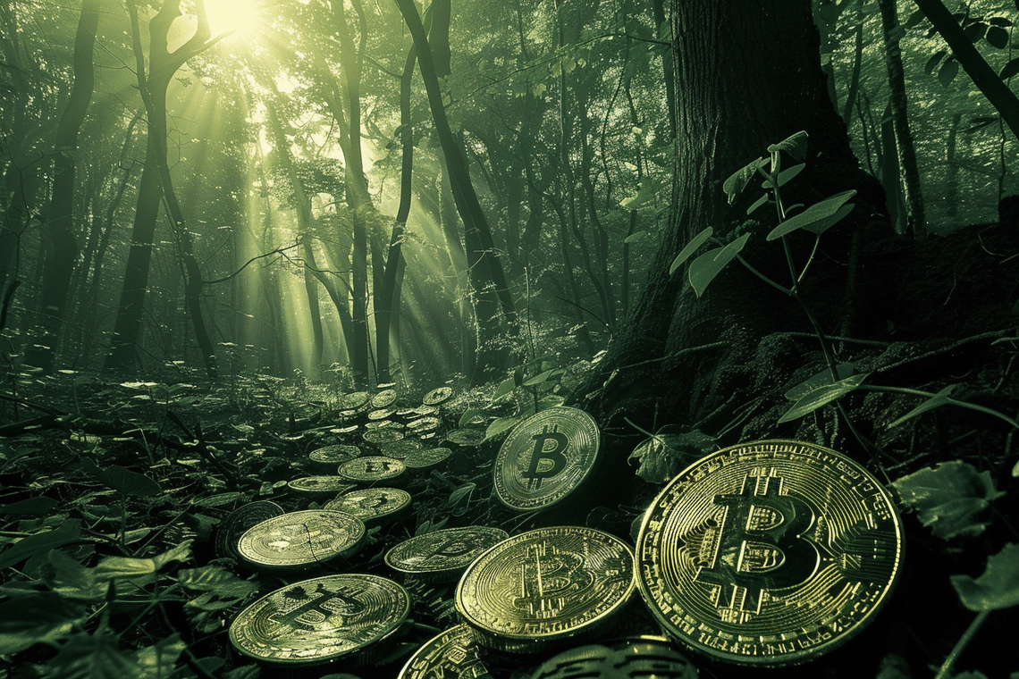 Green Bitcoin | Gamified green staking rewards