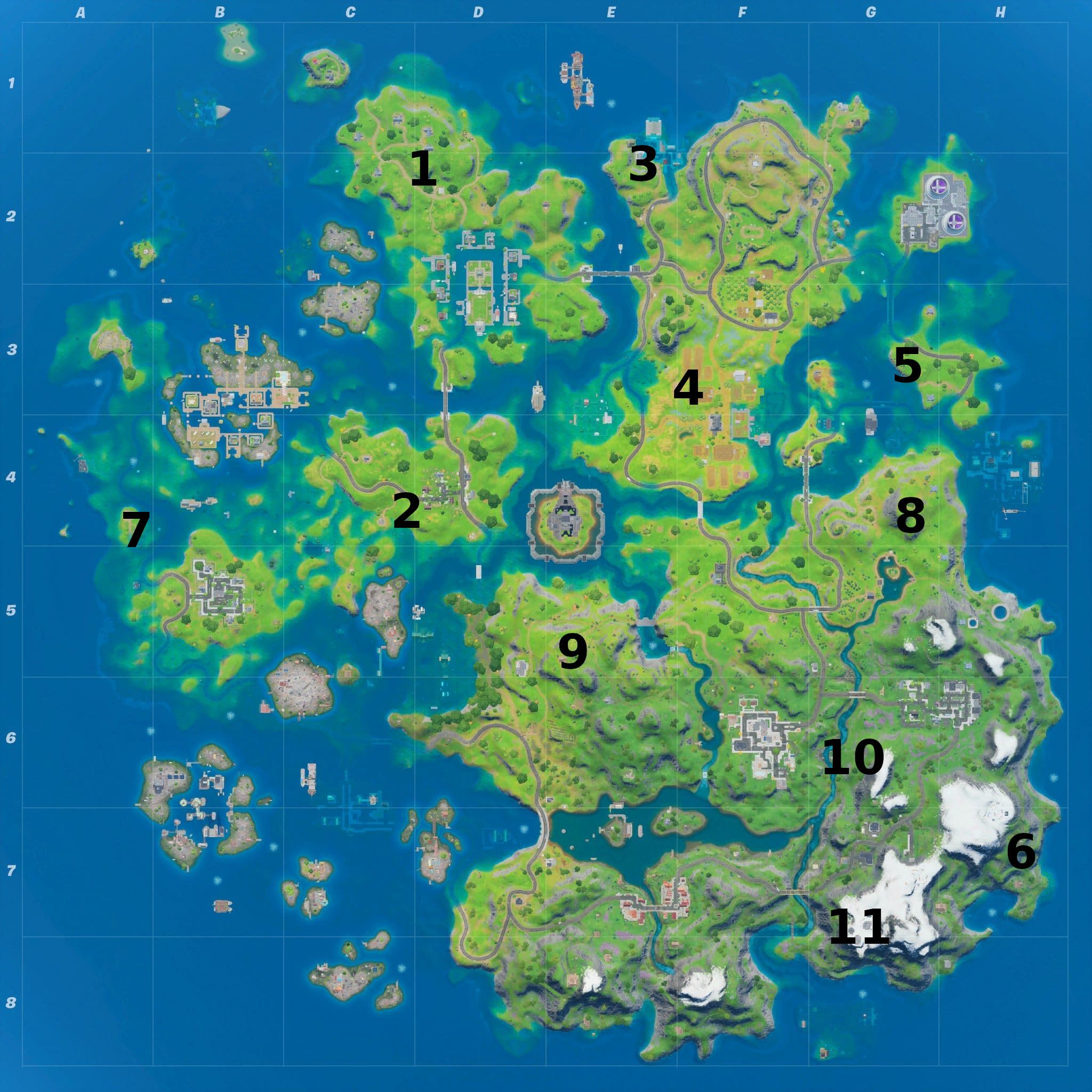 All Fortnite Season 4 Week 2 XP Coin Locations