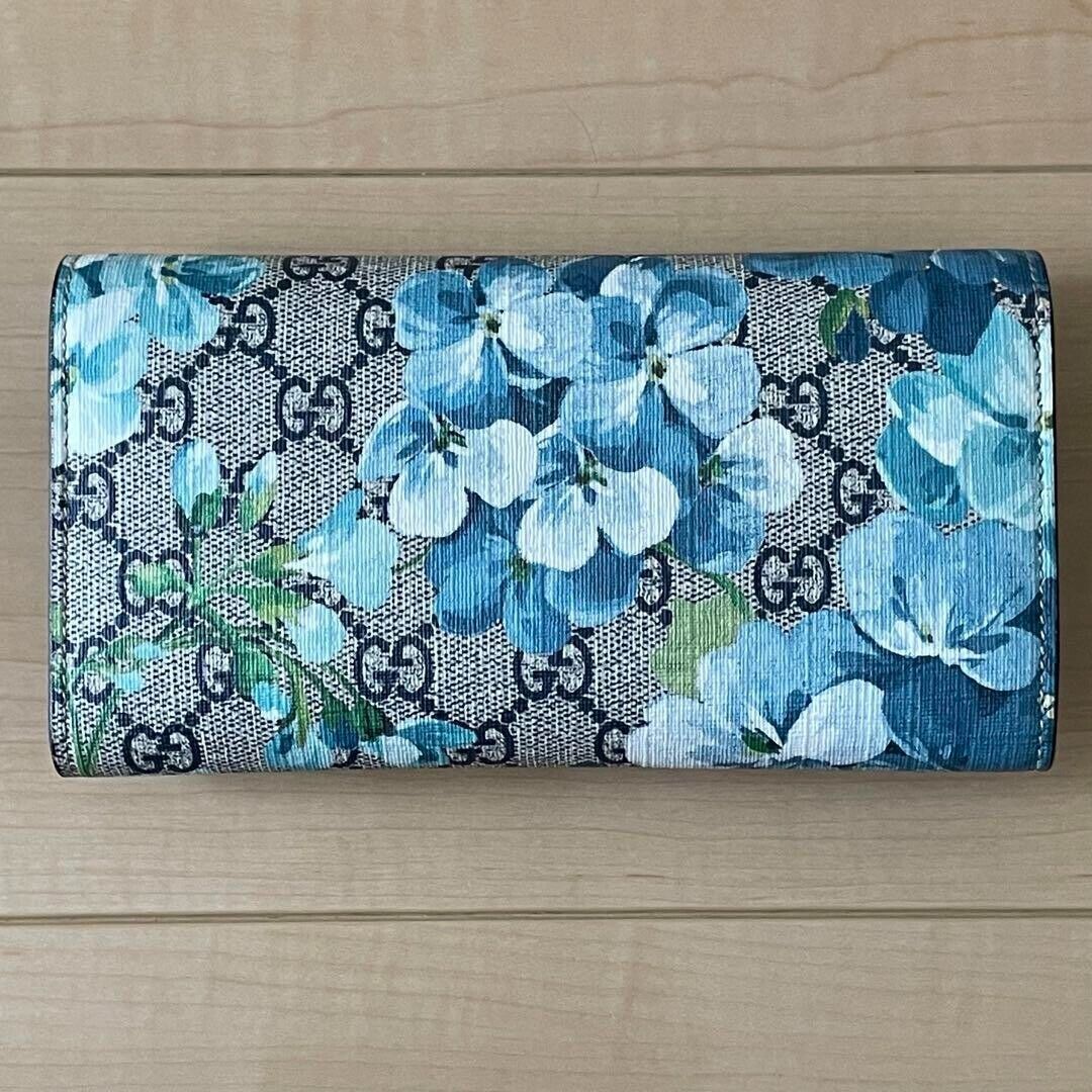 Gucci Blooms Supreme Blue and Red Floral Bifold Wallet – I MISS YOU VINTAGE