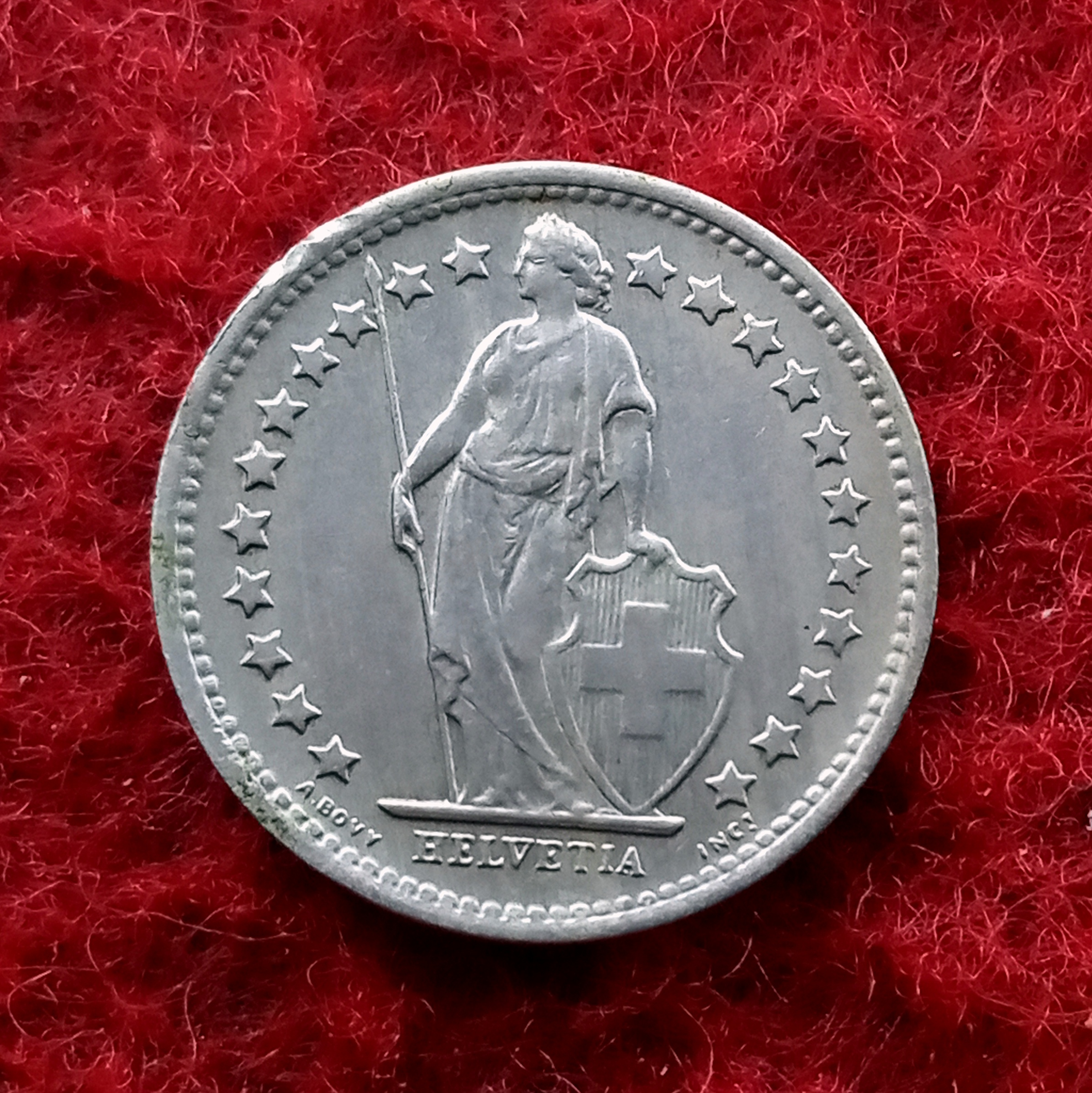 One Franc , Coin from Switzerland - Online Coin Club