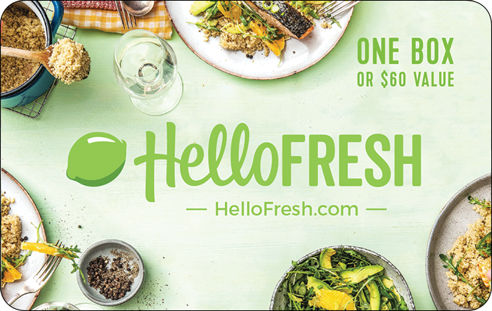 HelloFresh Gift Card | Prezzee Digital Gift Cards