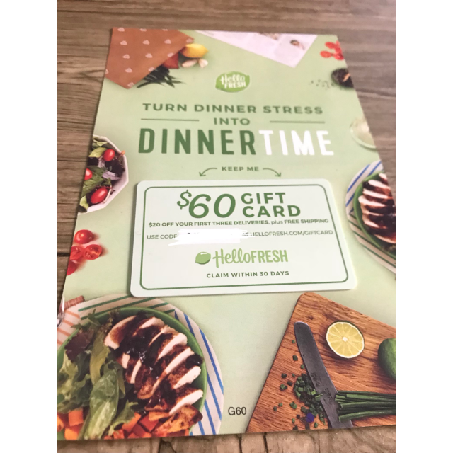 Buy a HelloFresh gift card | SBB