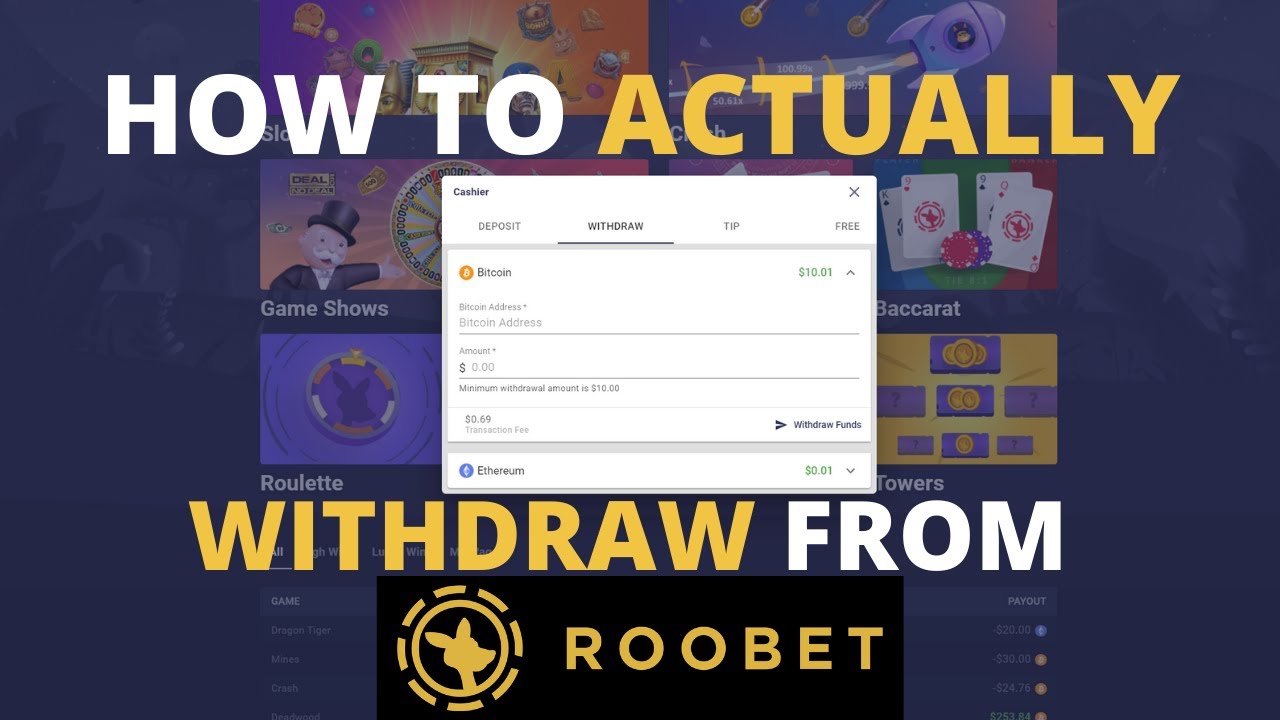 How To Deposit and Withdraw on Roobet? Step By Step Guide!