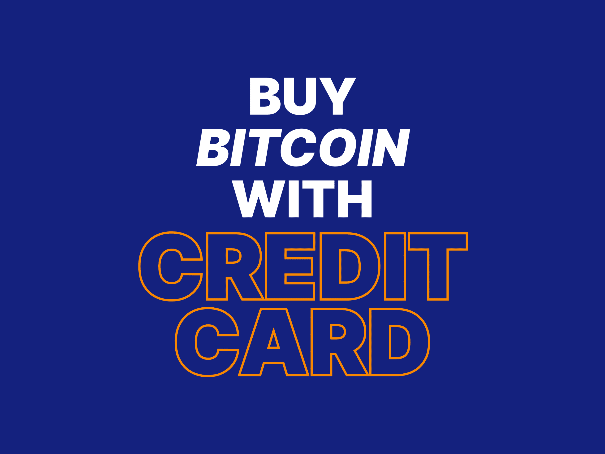 Buy Bitcoin with Credit Card or Debit Card in India