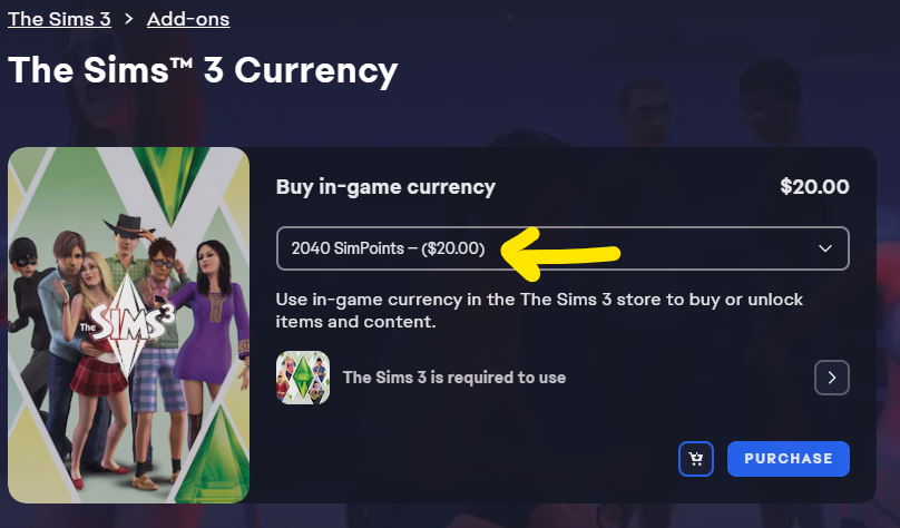 Solved: Buying Simpoints.. - Answer HQ