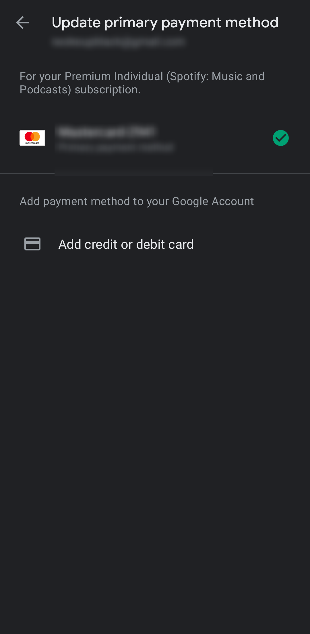 Can I pay for Spotify using Google Play?