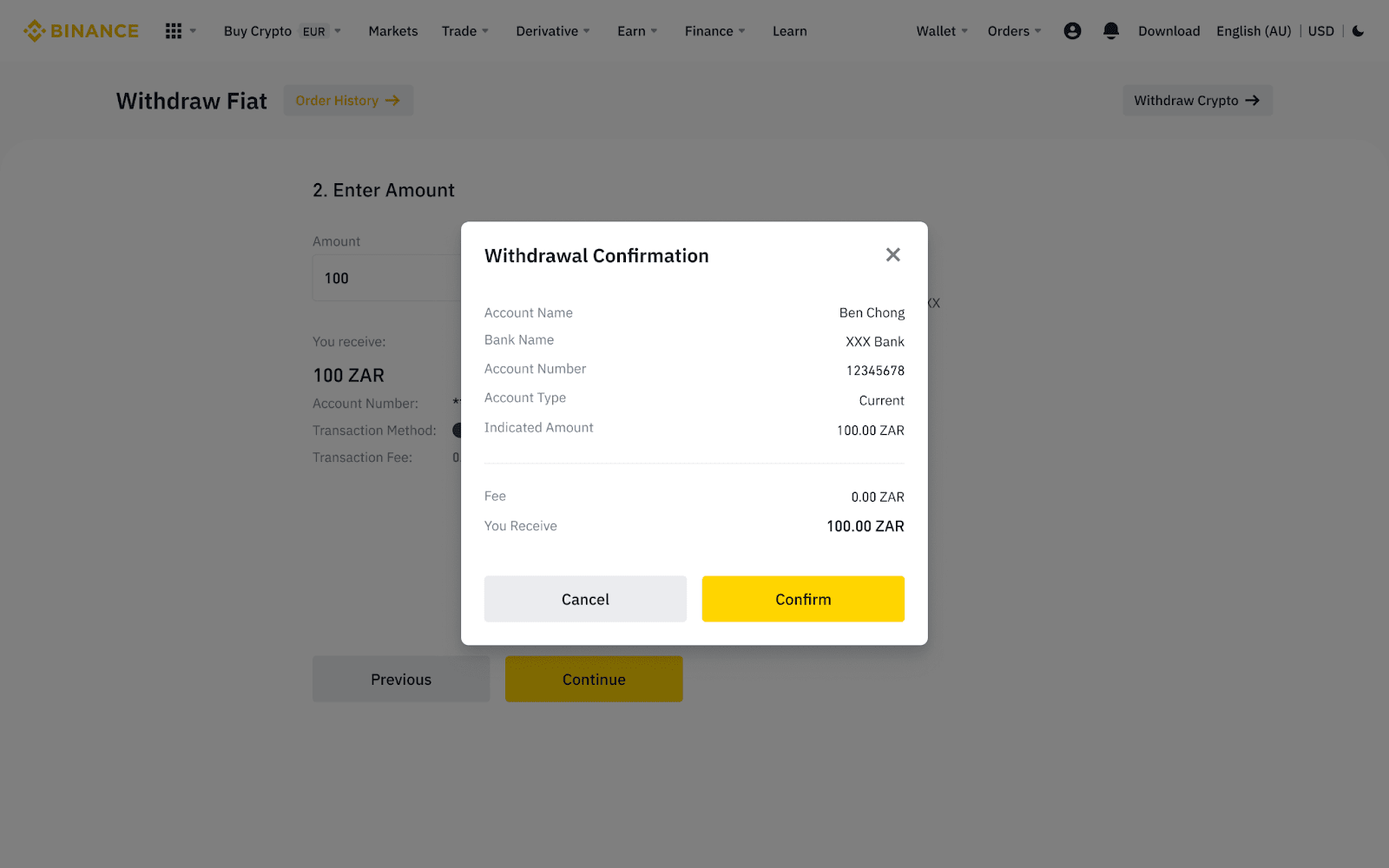 How to Make a Binance Cash Withdrawal to Your Bank