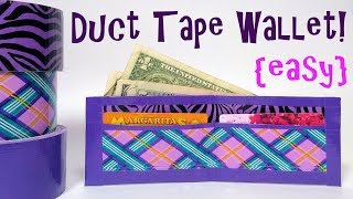 How to make a tri-fold duct tape wallet - B+C Guides