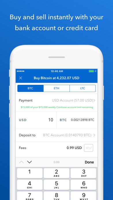 ‎Coinbase: Buy Bitcoin & Ether on the App Store