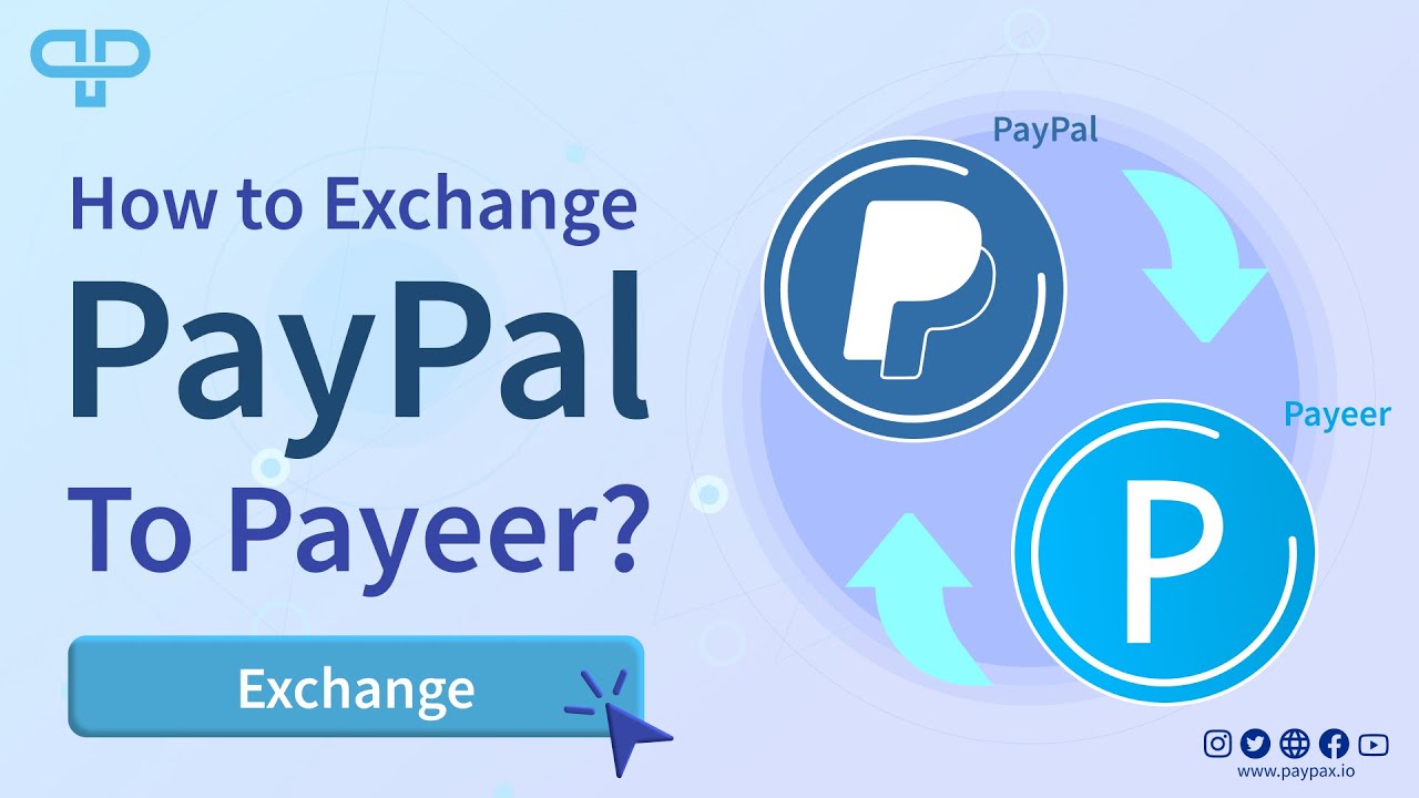 Exchange PayPal to Payeer