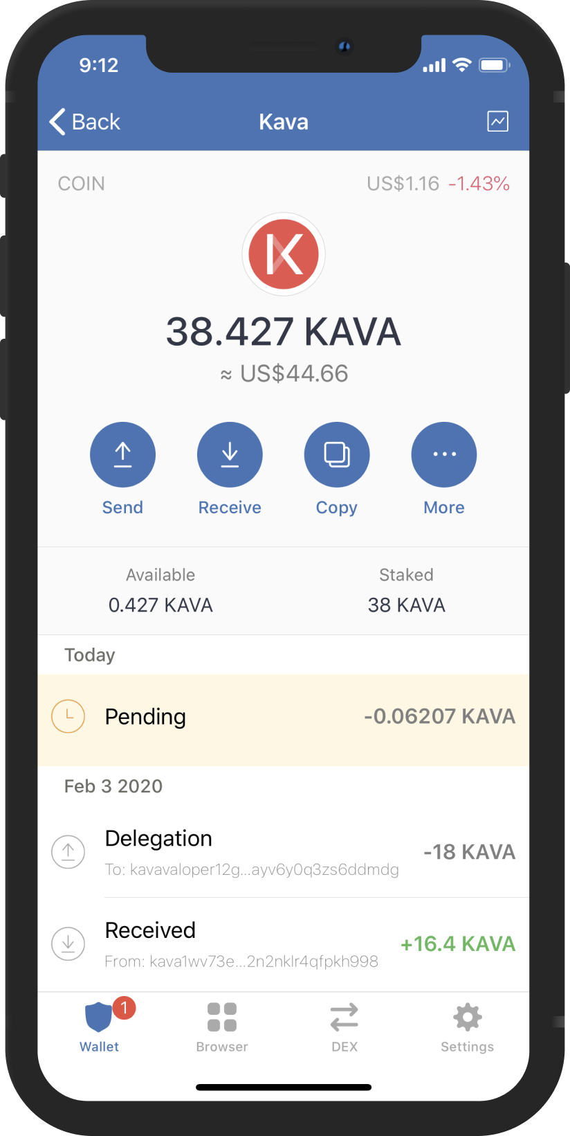Wrapped Kava (WKAVA) Staking Rewards Calculator