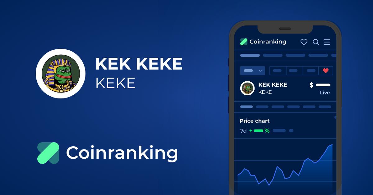 Kek Token price today, KEK to USD live price, marketcap and chart | CoinMarketCap