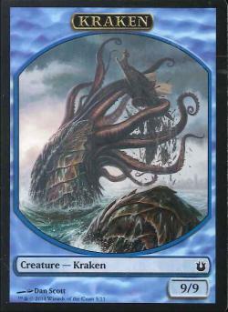 Kraken Token Print - Original Magic Art