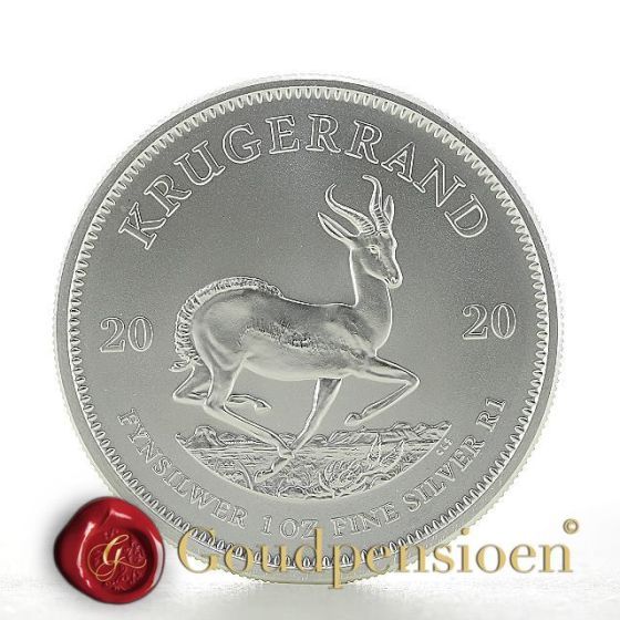 1 Oz Krugerrand silver coin | Rand Refinery | South African silver