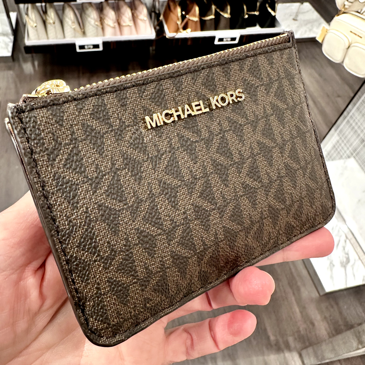 Michael Kors Mercer Pebble Leather Coin Purse $ (Reg $58) 👌