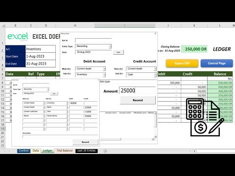 Account General Ledger Excel Report | Odoo Apps Store