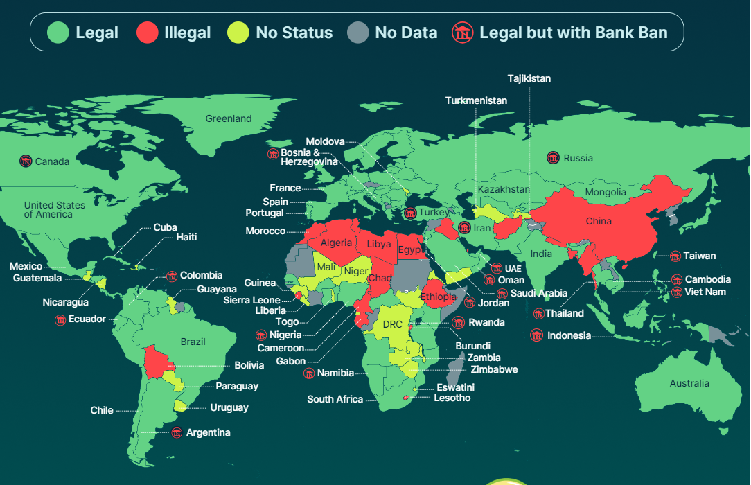 Crypto regulations around the world in | bitcoinlove.fun