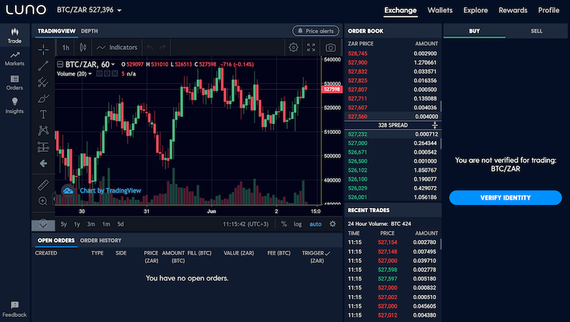 Luno Exchange Live Markets, trade volume ,Guides, and Info | CoinCarp