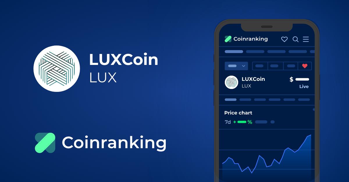 LUXCoin USD (LUX-USD) Price, Value, News & History - Yahoo Finance