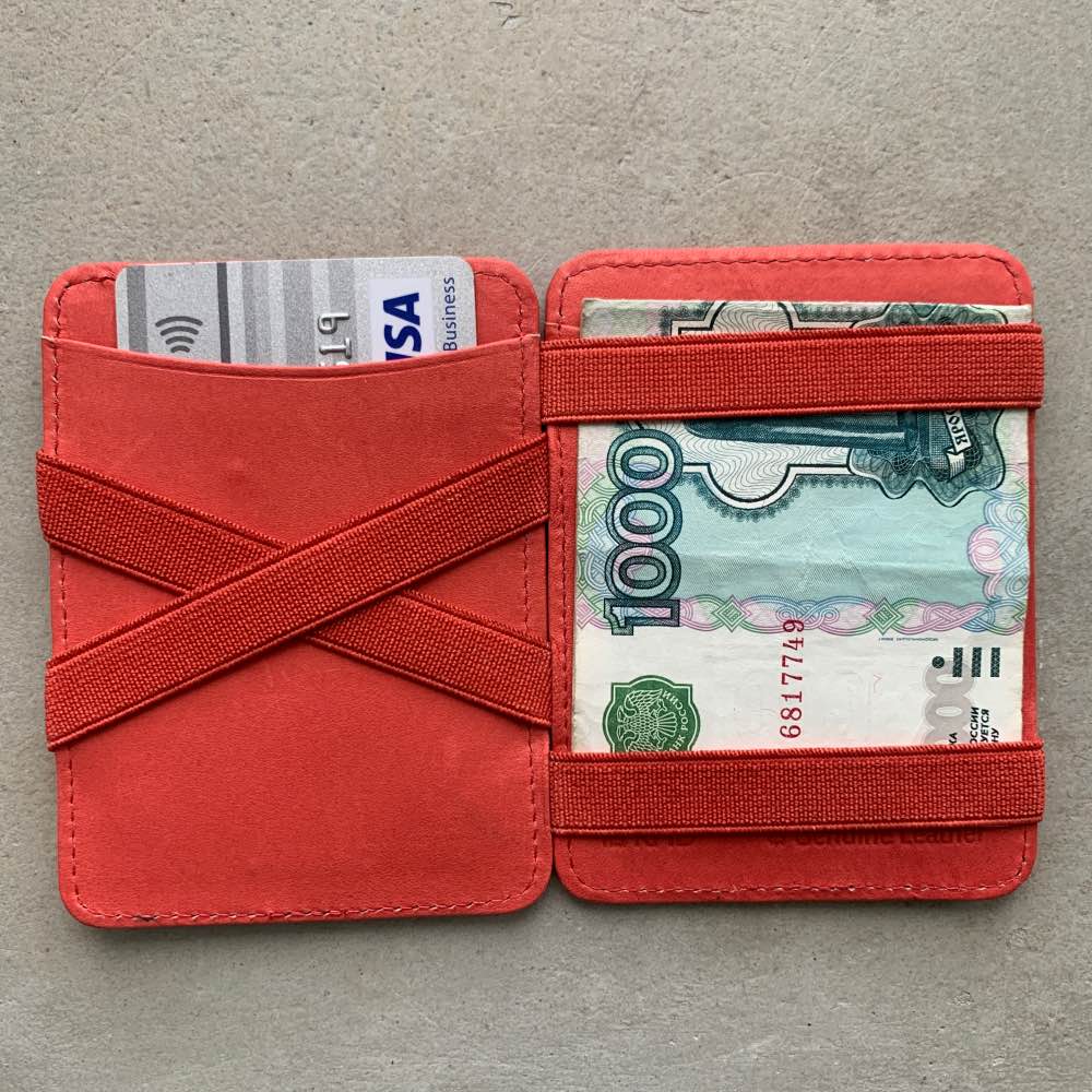 Magic Wallet, Leather Magic Wallet, Slim Leather Wallet