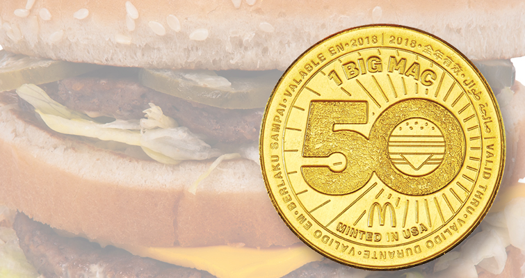 McDonald's giving free Big Mac's today with special coin