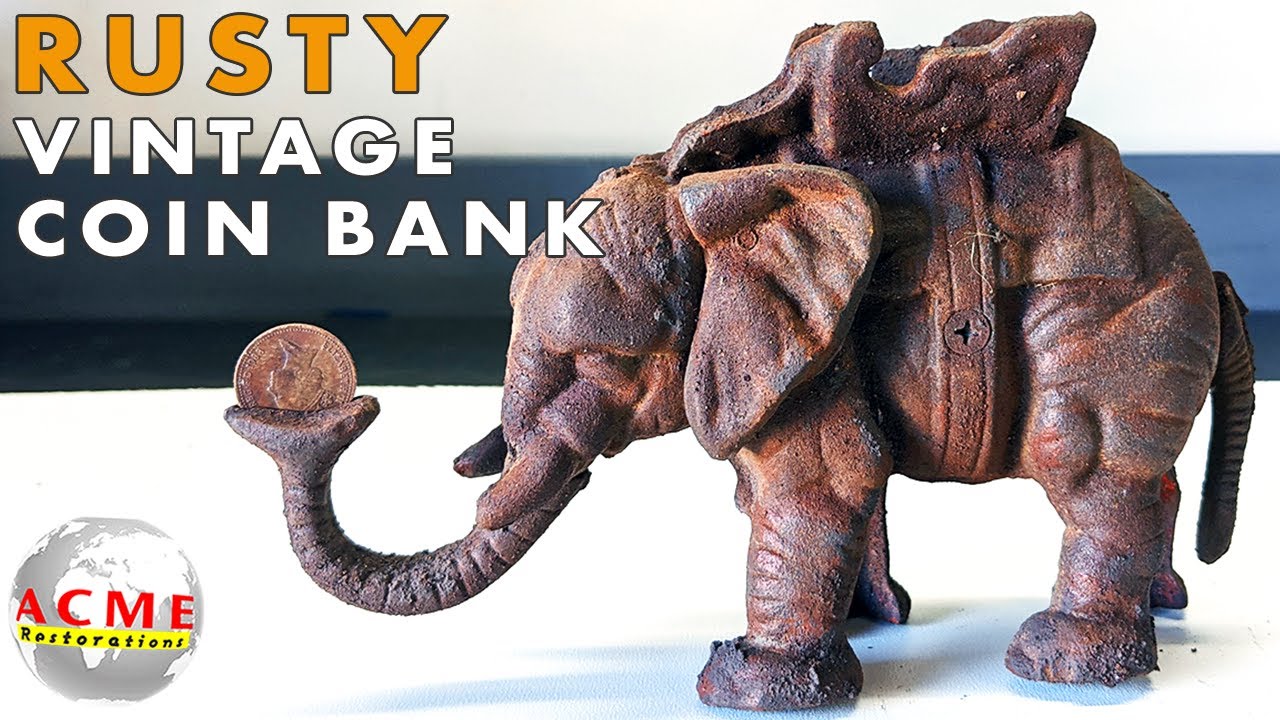 Restoration Of Vintage Mechanical Coin Bank - FULL SERVICE | Квартирные идеи