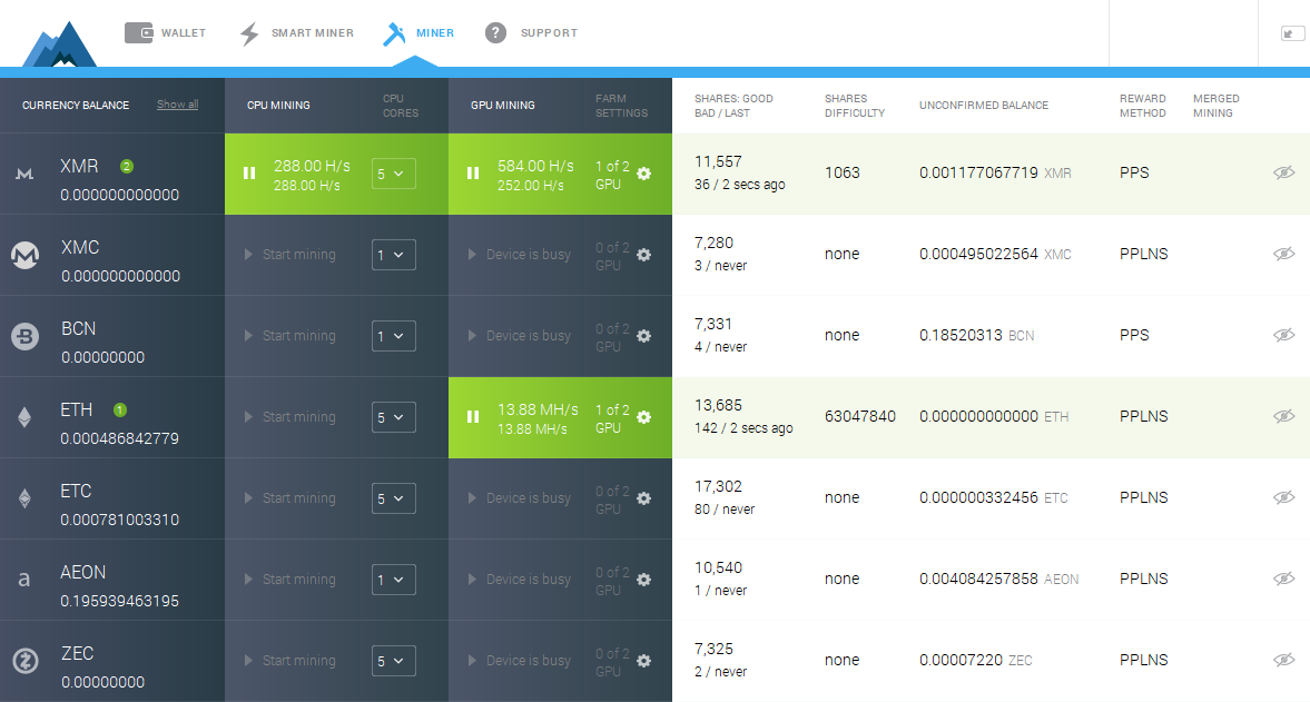 Mining Setup guide