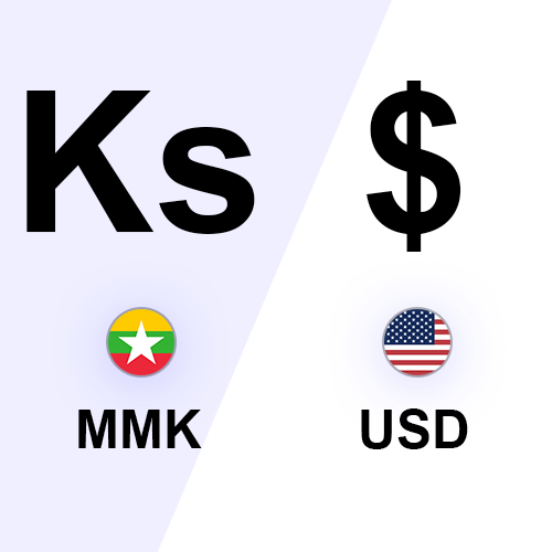 MMK to USD Convert Myanmar Kyats to US Dollars