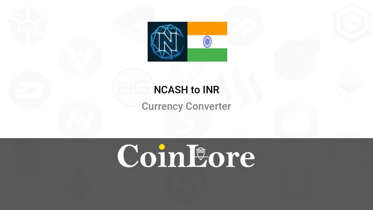 Nitro Network Price Today - NCASH Coin Price Chart & Crypto Market Cap