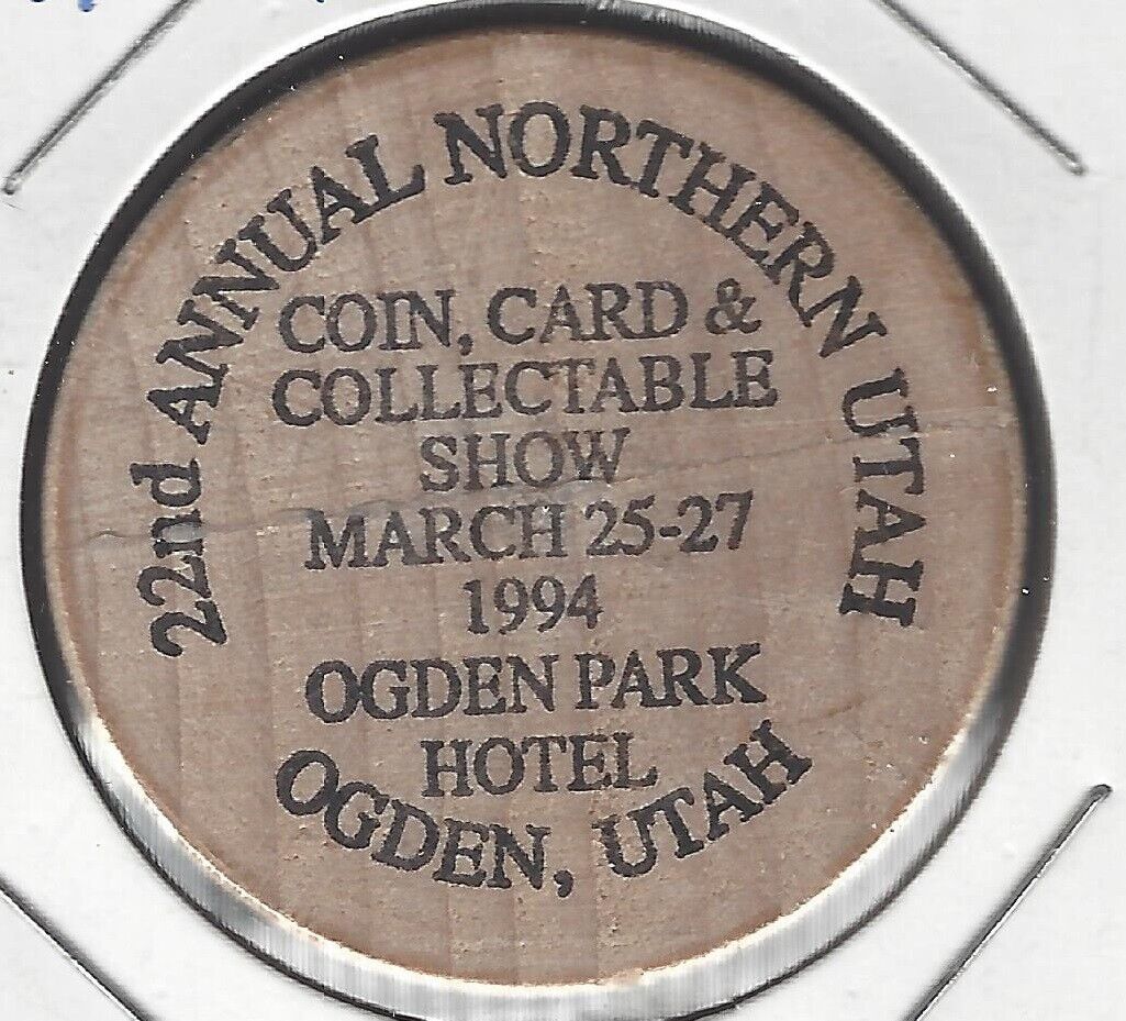 Wooden Nickel - 50th Annual Northern Utah Coin Show (Layton, Utah) - United States – Numista