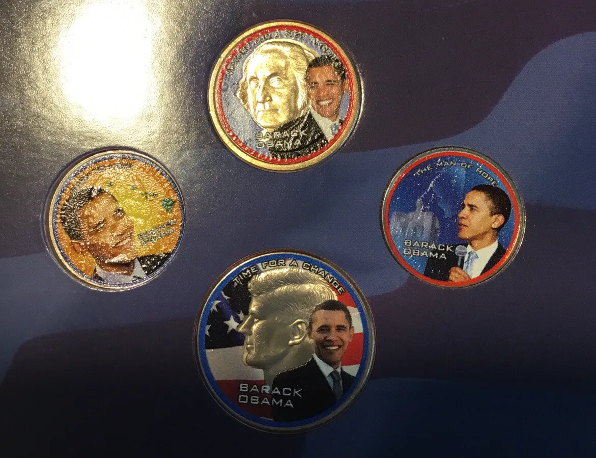 Barack Obama Presidential Commemorative Coin Collection for Sale - Napoleon Exhbiit